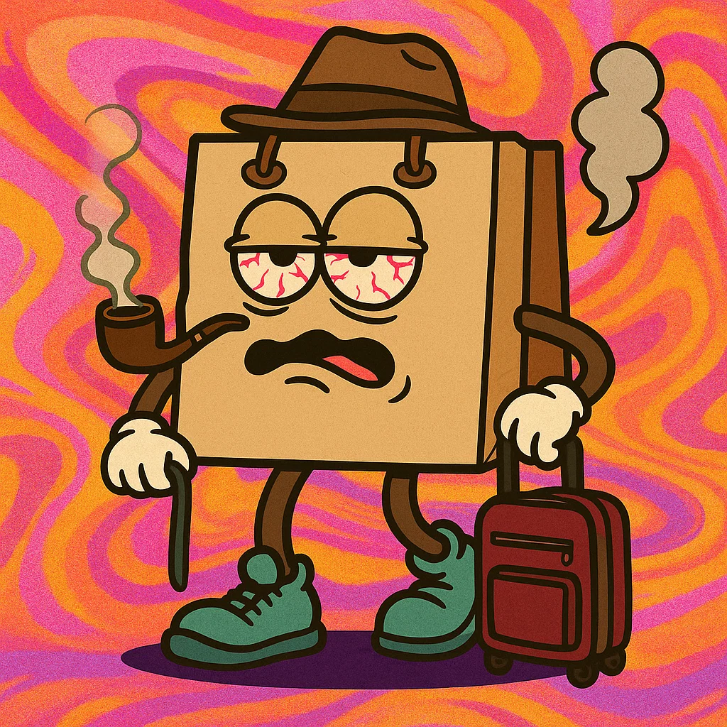 BAGZ with propeller hat